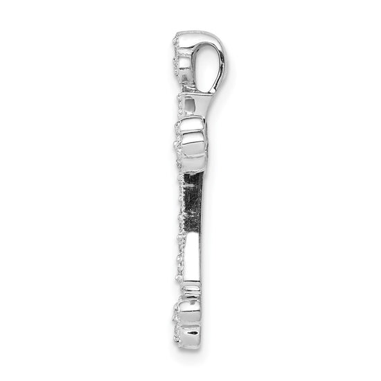 Diamond Budded Cross Chain Slides