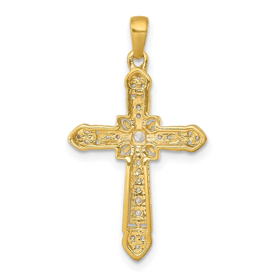 Diamond Filigree Cross Pendants
