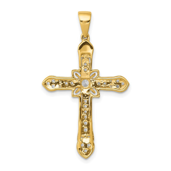 Diamond Filigree Cross Pendants