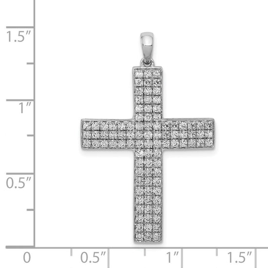 Diamond Latin Cross Pendants