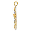 14k 1/2 carat Diamond Cross Pendant