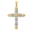 14k 1/2 carat Diamond Cross Pendant