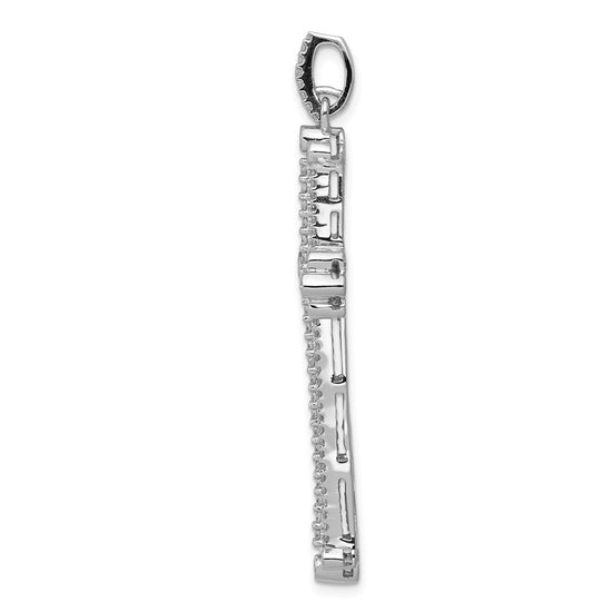 Diamond Budded Cross Pendants