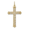 Diamond Budded Cross Pendants