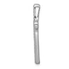 14k White Gold 1/2 carat Diamond Latin Cross Chain Slide
