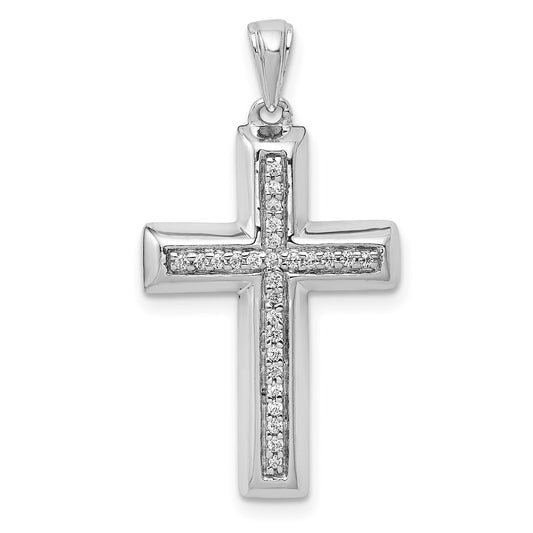 Gold Diamond Cross Pendants
