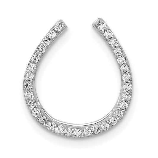 Diamond Horseshoe Slide Pendants