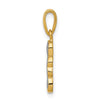 14k Diamond Four Leaf Clover Pendant