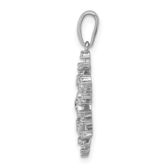 Diamond Snowflake Pendants