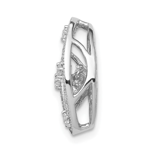 Vibrant Diamond Oval Slide Pendants