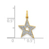 10k Diamond Star Charm
