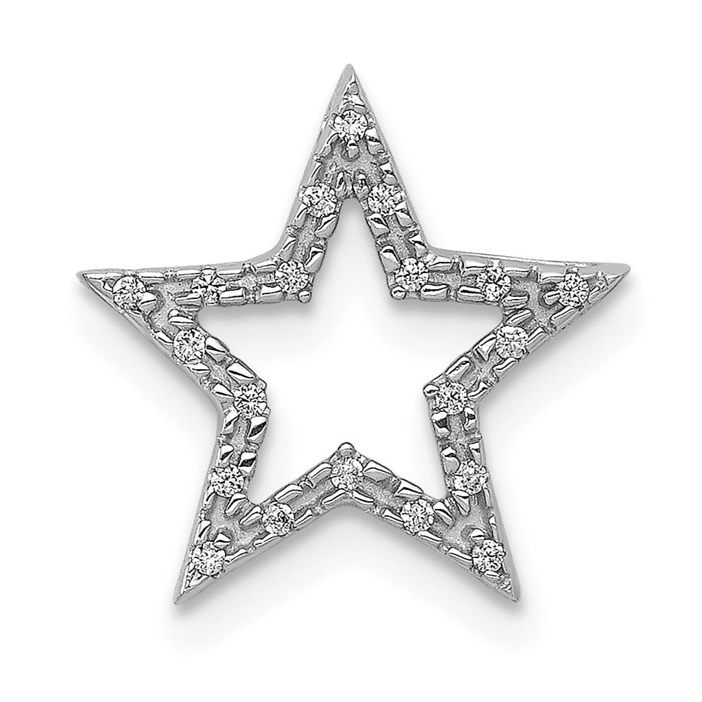 Diamond Star Chain Slide Pendants