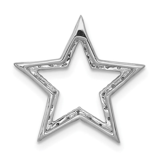 Diamond Star Chain Slide Pendants