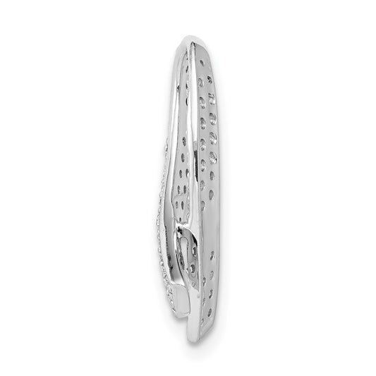 Diamond Awareness Ribbon Chain Slides