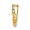 14k White Gold 1/10 carat Diamond Anchor Chain Slide