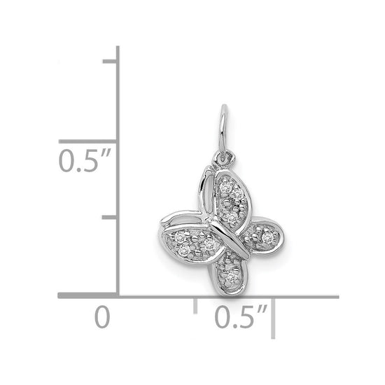 Gold Polished Butterfly Pendants