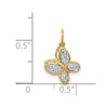 Gold Polished Butterfly Pendants