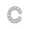 Diamond Initial Pendant
