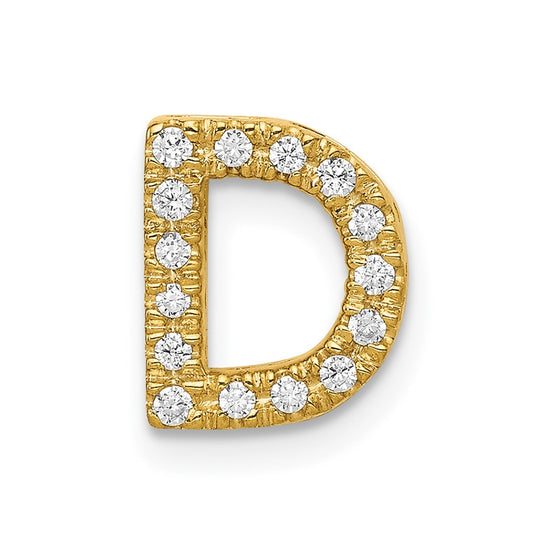 Diamond Initial Pendant