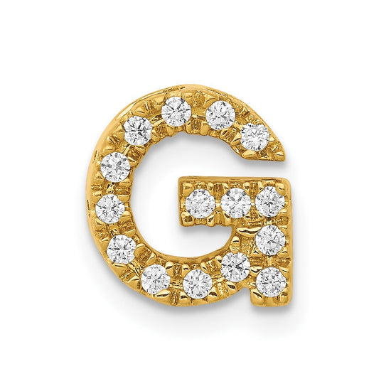 Diamond Initial Pendant