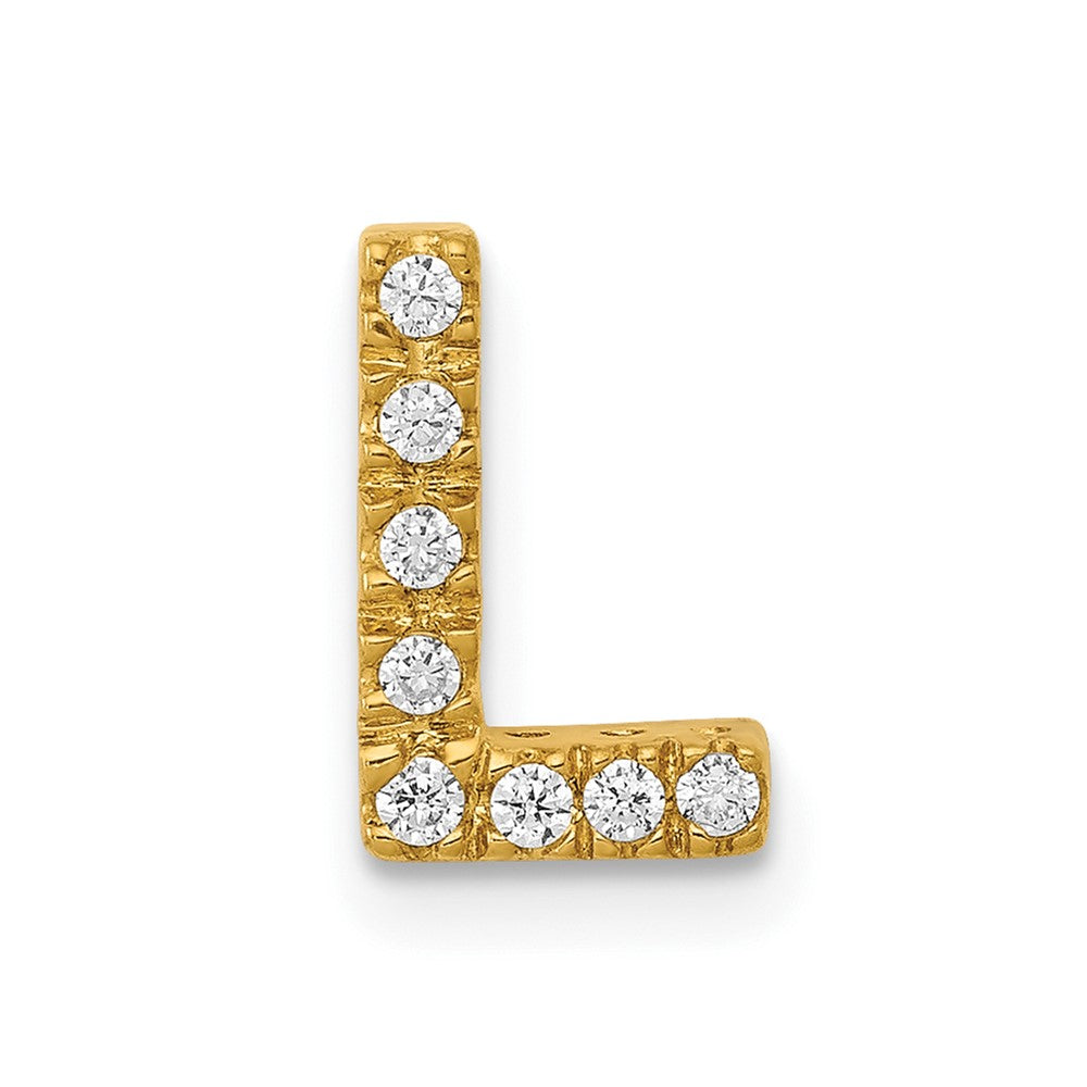 Diamond Initial Pendant