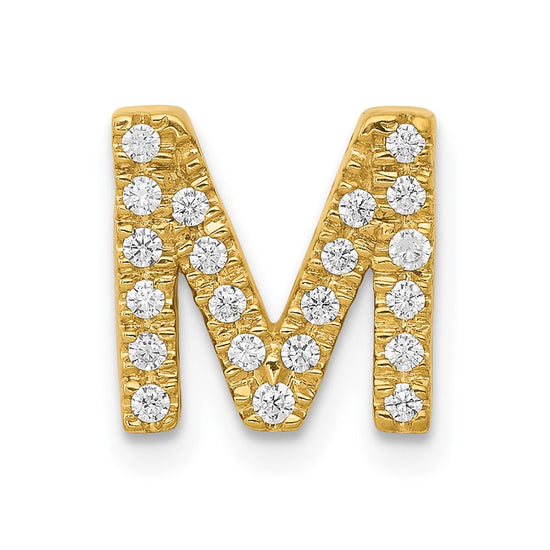 Diamond Initial Pendant