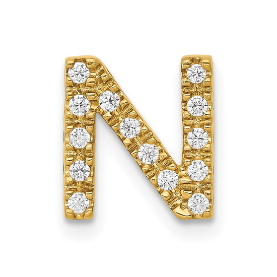 Diamond Initial Pendant