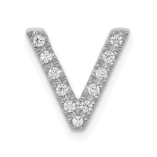 Diamond Initial Pendant