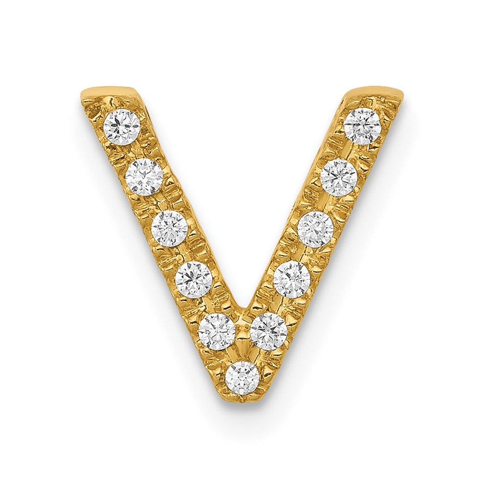Diamond Initial Pendant