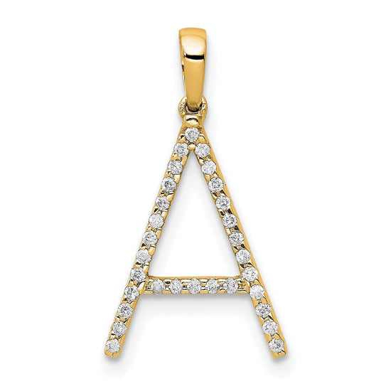 Diamond Initial Pendant