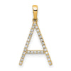 Diamond Initial Pendant
