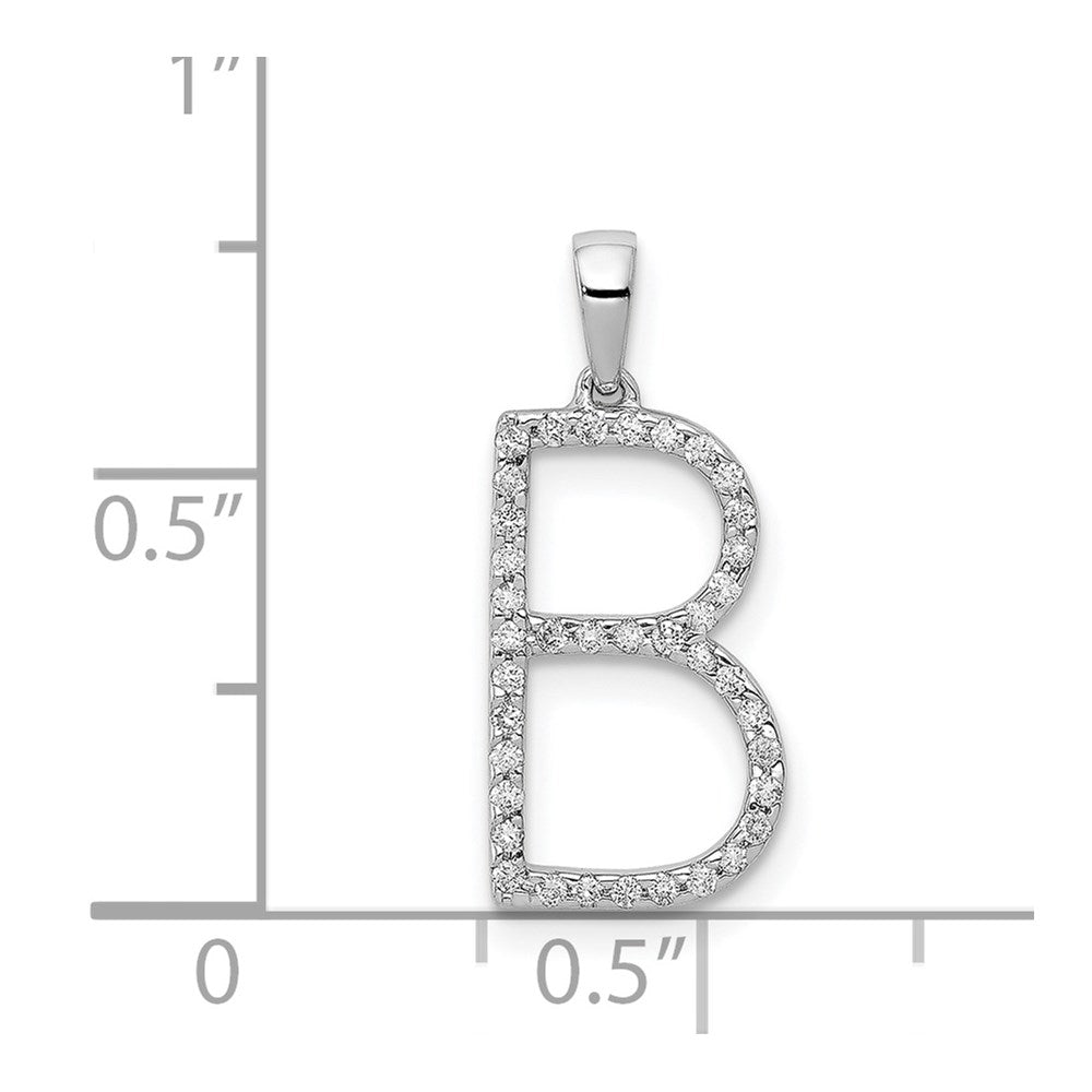 Diamond Initial Pendant