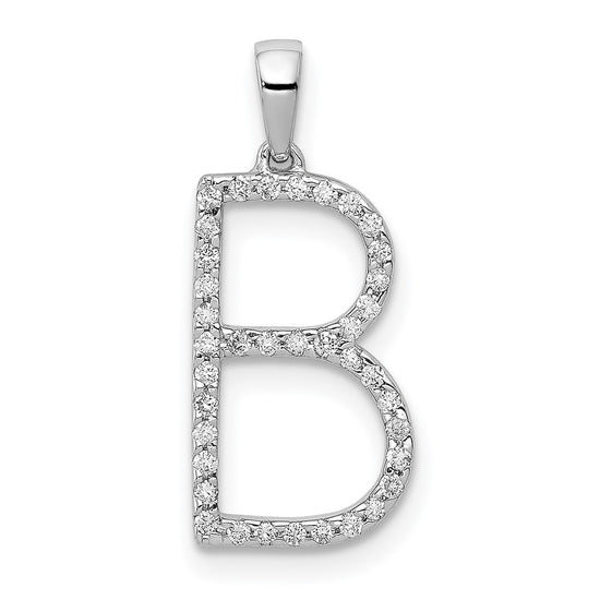 Diamond Initial Pendant