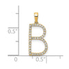 Diamond Initial Pendant