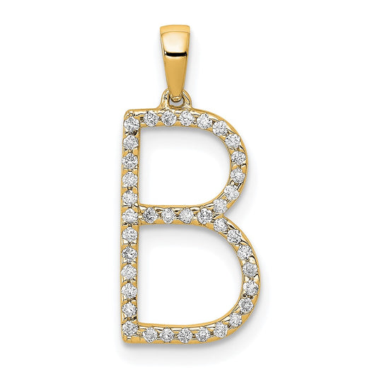 Diamond Initial Pendant