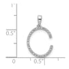 Diamond Initial Pendant