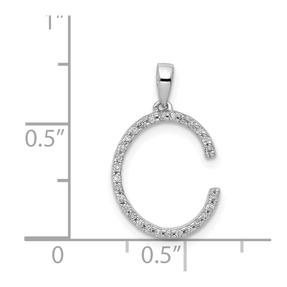Diamond Initial Pendant
