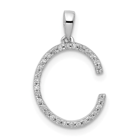 Diamond Initial Pendant