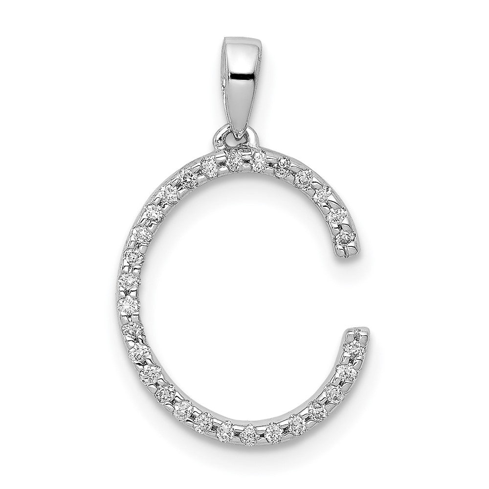Diamond Initial Pendant