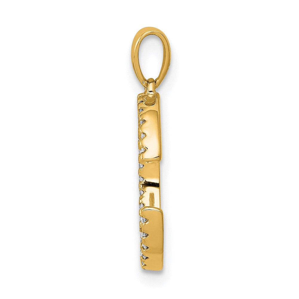 Diamond Initial Pendant