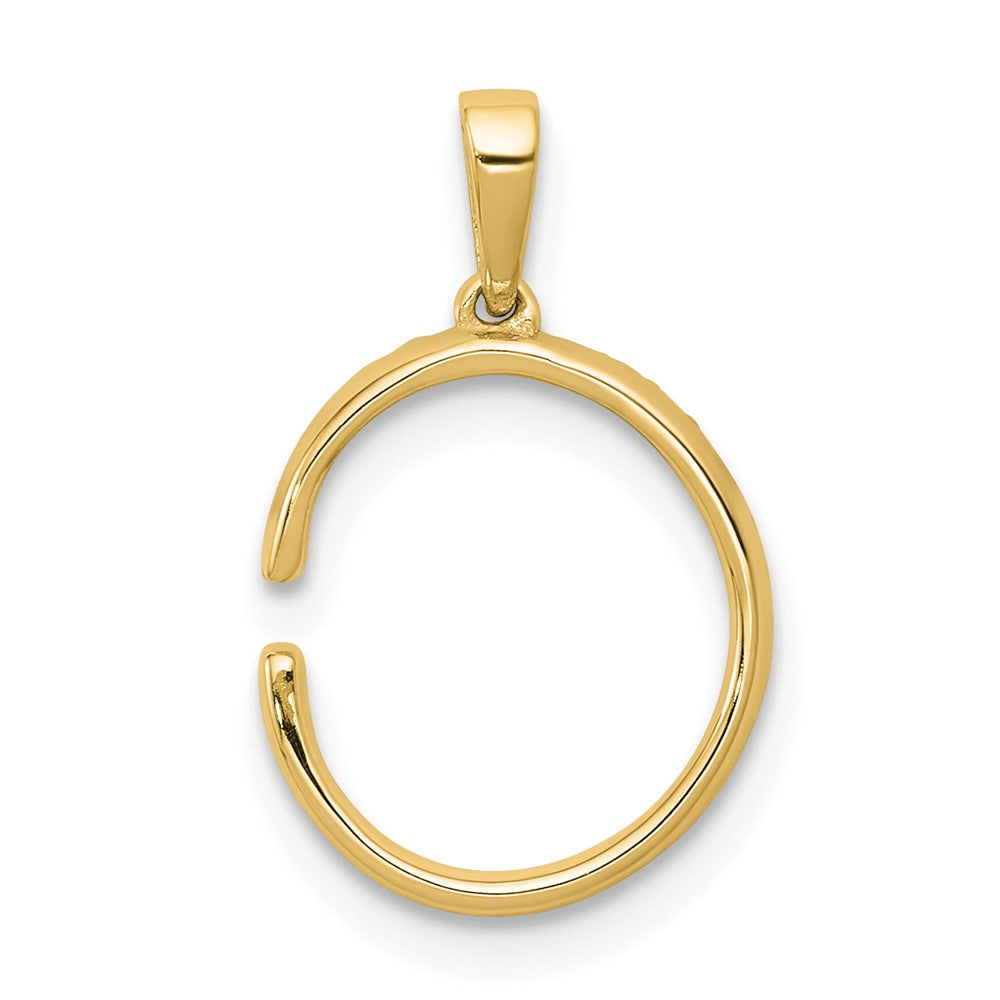 Diamond Initial Pendant