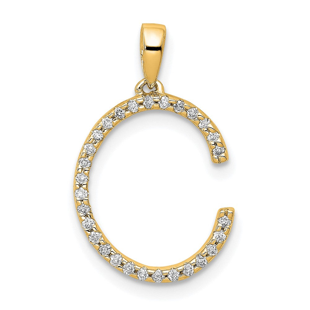 Diamond Initial Pendant