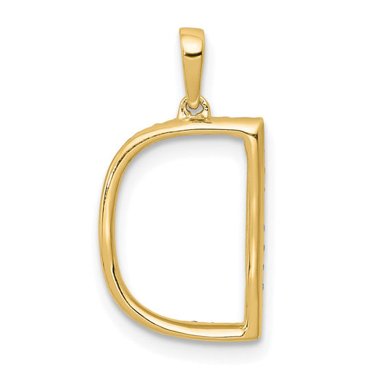 Diamond Initial Pendant
