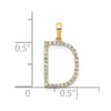 Diamond Initial Pendant