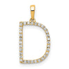 Diamond Initial Pendant