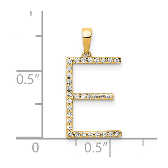 Diamond Initial Pendant