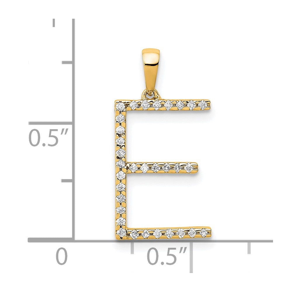 Diamond Initial Pendant