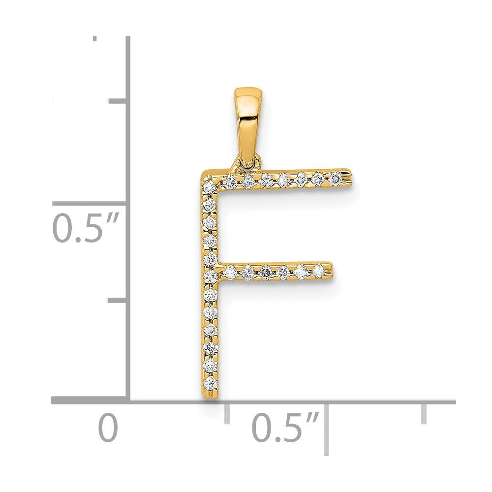 Diamond Initial Pendant
