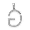 Diamond Initial Pendant