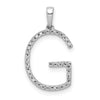 Diamond Initial Pendant
